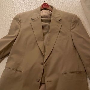 Brooks Brothers Khaki summer suit.